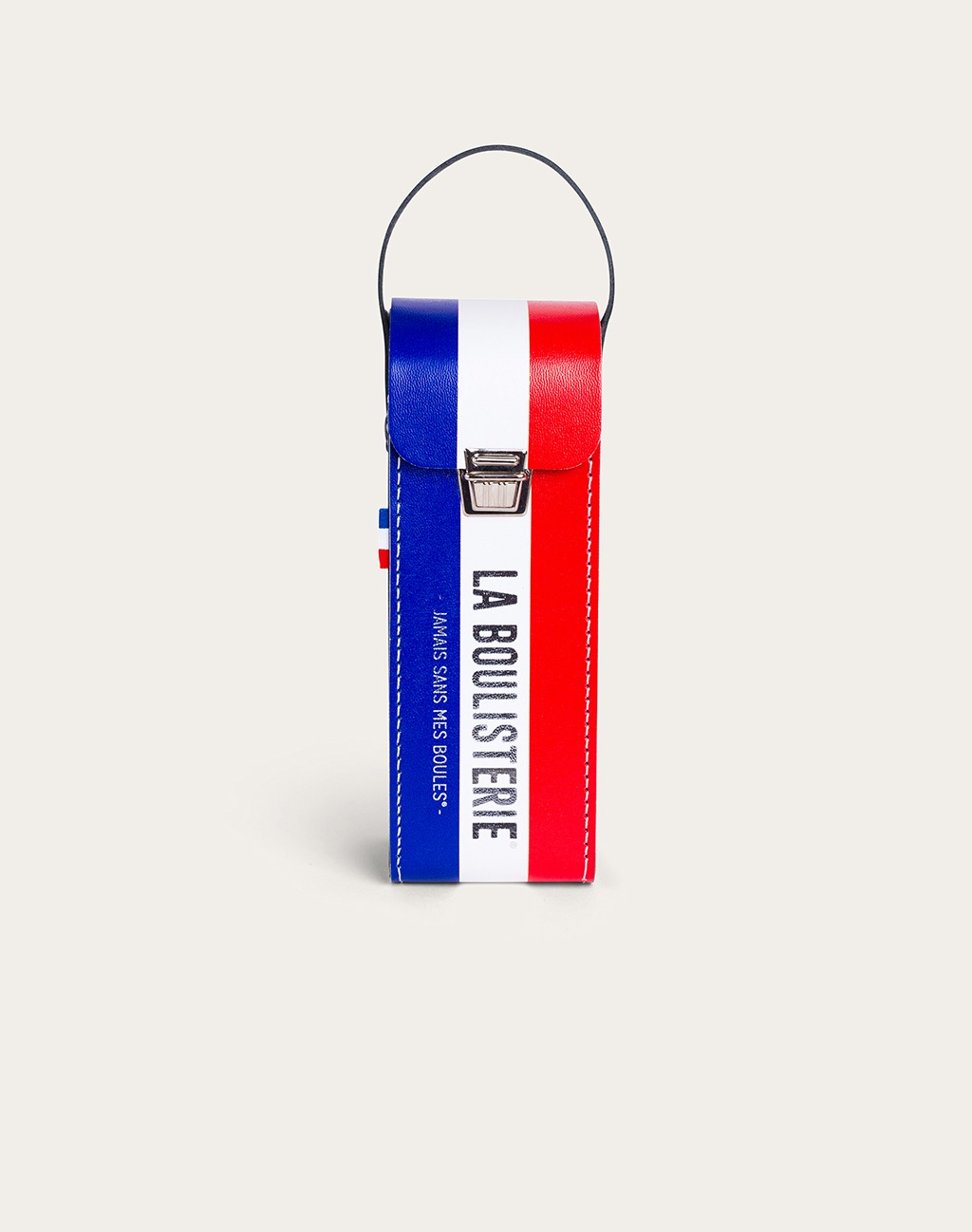 Sacoche tricolore pour boules de pétanque