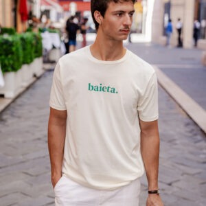 FARNIENTE & BAIETA T-shirt unisexe Print BAIETA Crème